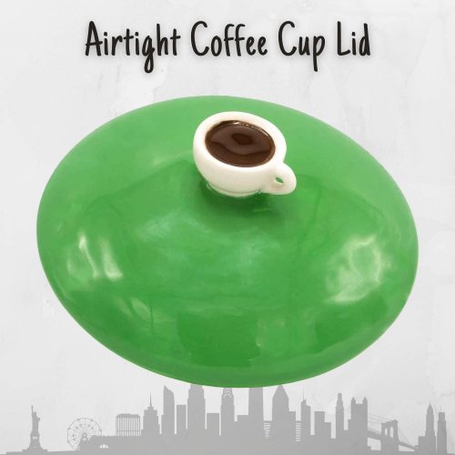 Friends Central Perk Logo Canister Ceramic Cookie Jar With Sculpted Coffee Mug Lid