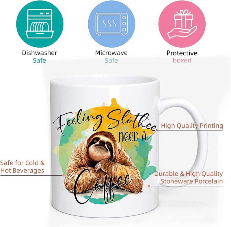 Cute Sloth Coffee Mug
