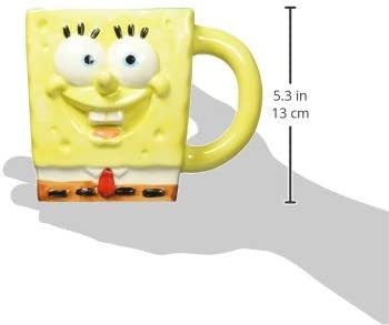 SpongeBob SquarePants 3D Sculpted Ceramic Mug