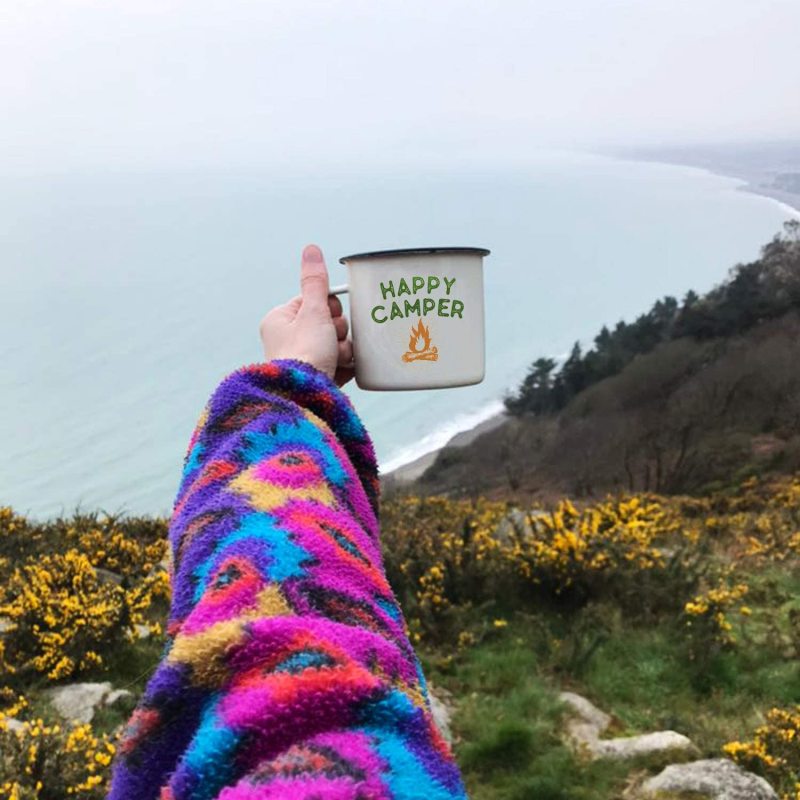 Enamel Camping Mug Travel Cup