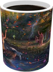 Thomas Kinkade Changing Heat Sensitive Ceramic Mug