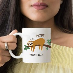 Funny Novelty sloth coffee mug