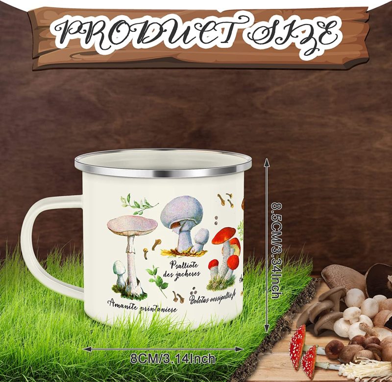 Mushroom Enamel Mug