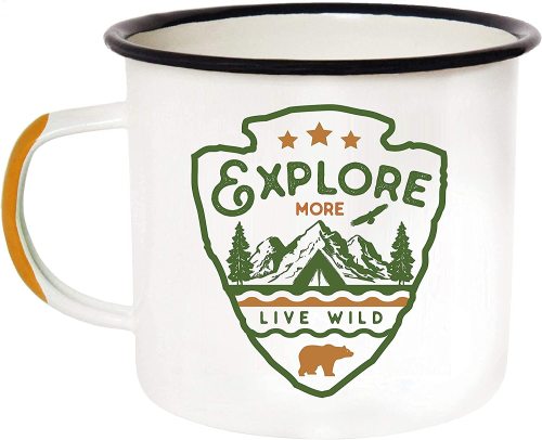 Enamel Camping Mug Travel Cup
