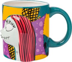 Nightmare Before Christmas Jack and Sally Kiss 3D Sculpted Mug