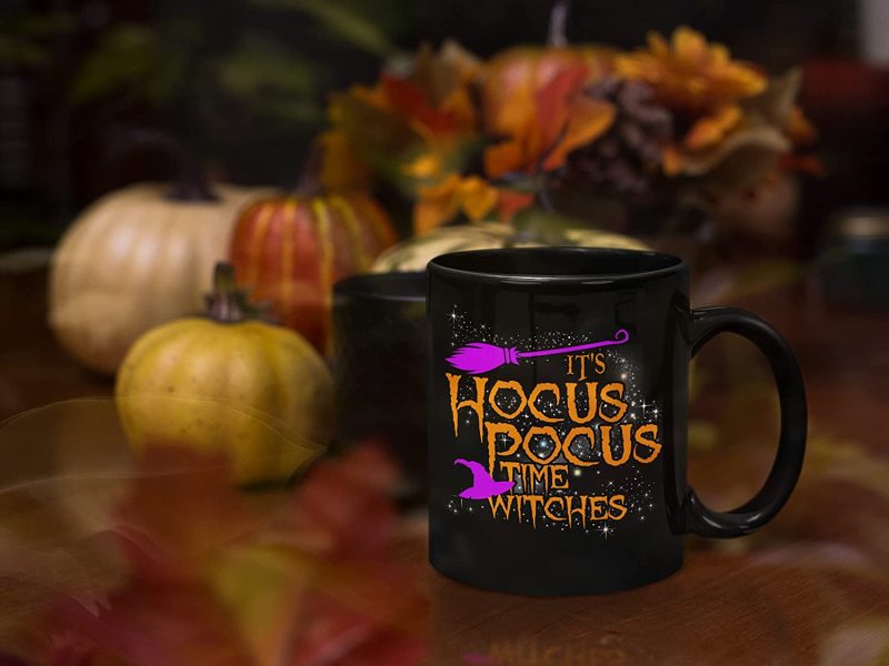 It's Hocus Pocus Time Witches Ceramic Mug