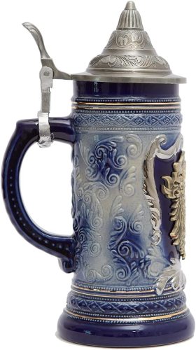 Eagle Medallion Stanley Viking Tankard with Petwer Lid
