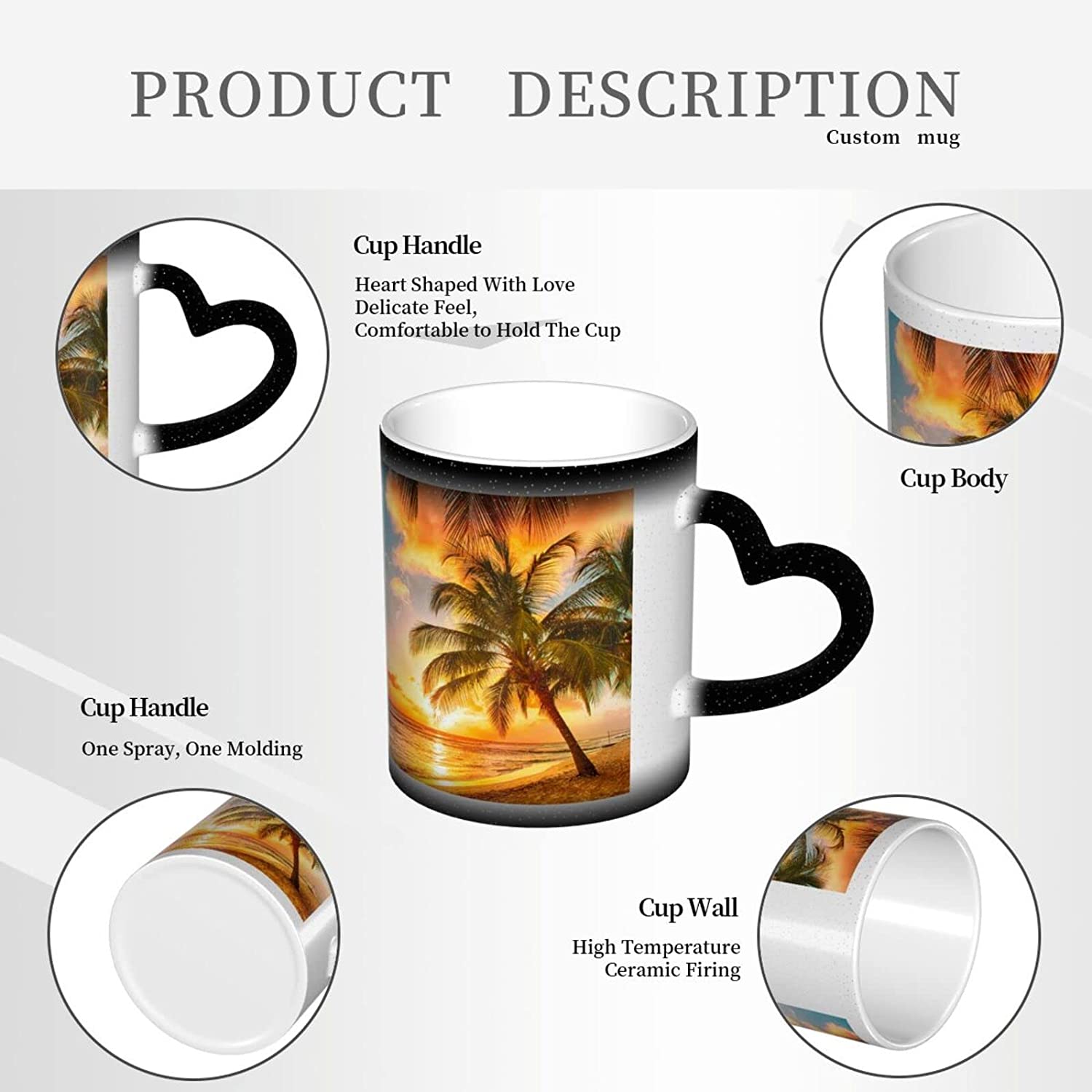Heat Changing Sensitive Mug