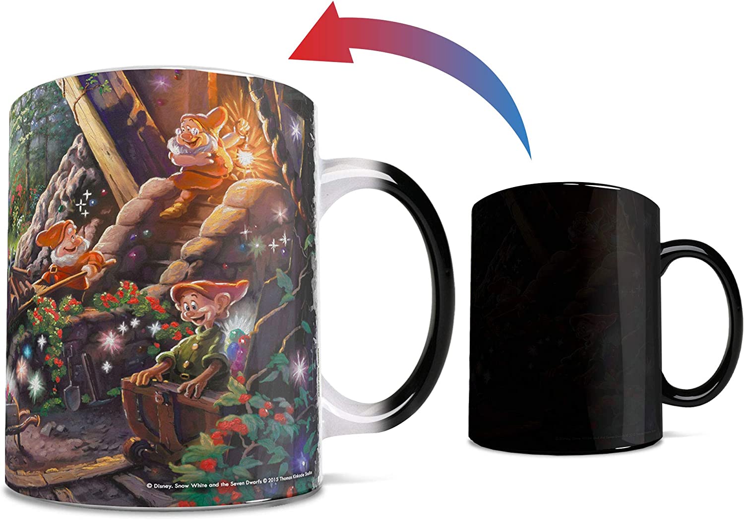 Changing Heat Sensitive Ceramic Mug