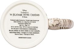 Nightmare Before Christmas Jack and Moonlight Snake Sculpted Handle Ceramic Mug
