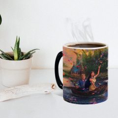 Thomas Kinkade Changing Heat Sensitive Ceramic Mug