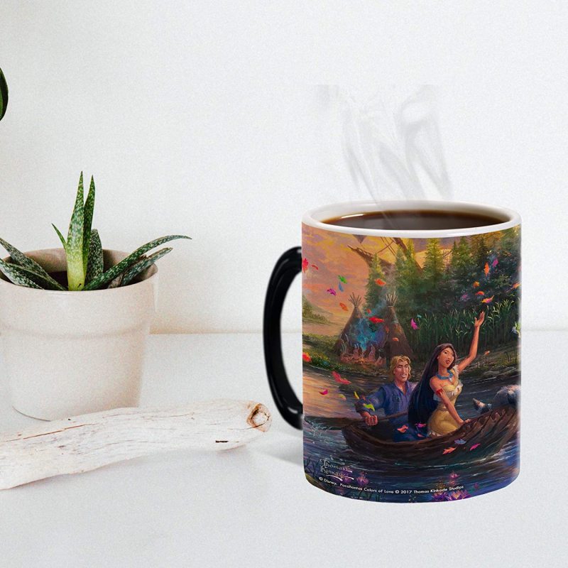 Thomas Kinkade Changing Heat Sensitive Ceramic Mug