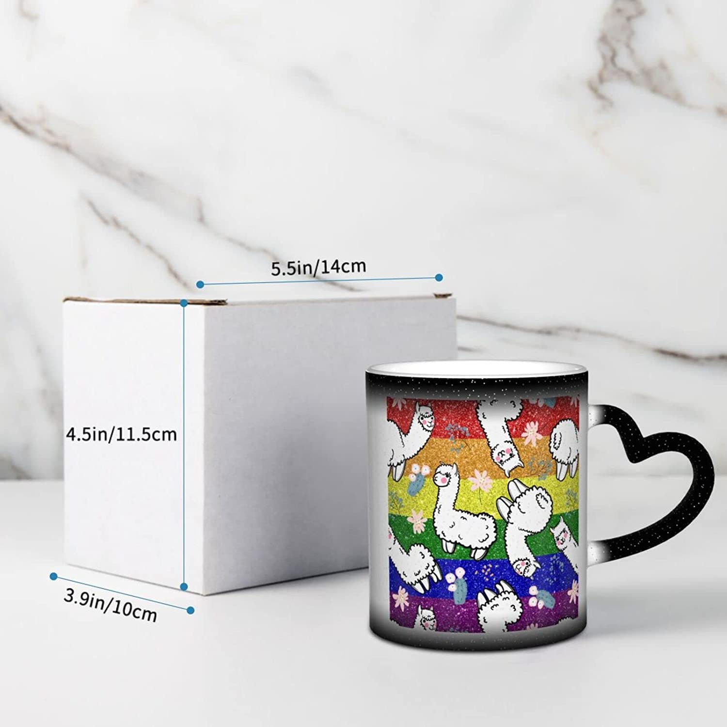 Rainbow Ceramic Drinkware Mug