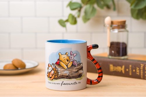 the Pooh Today Is My New Favorite Day Tigger's Tail Sculpted 3D Handle Ceramic Mug