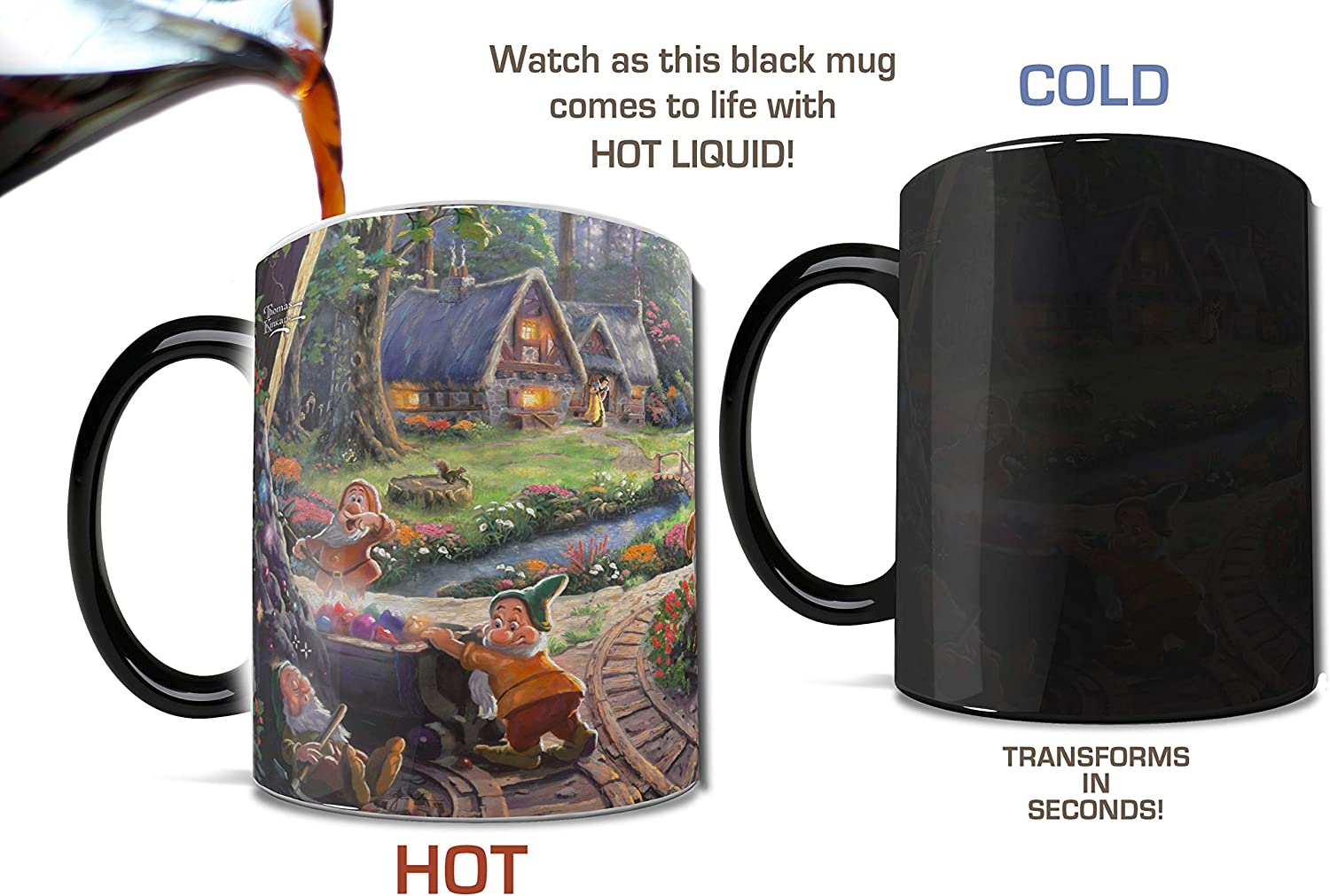 Changing Heat Sensitive Ceramic Mug