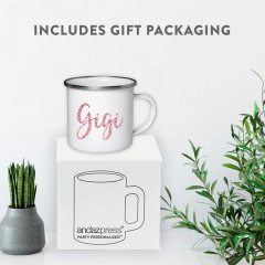 Pink Glitter Campfire Coffee Mug