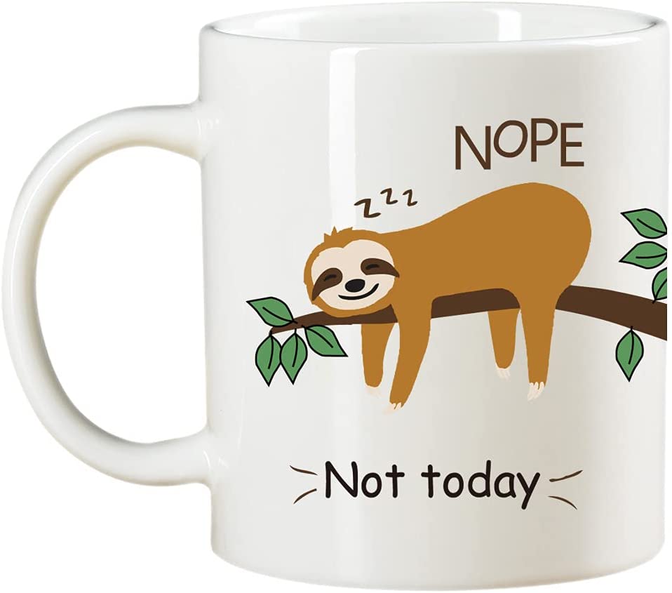 Funny Novelty sloth coffee mug