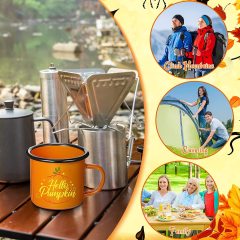 Hello Pumpkin Enamel Mug