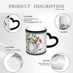 Heat Changing Sensitive Mug Birds