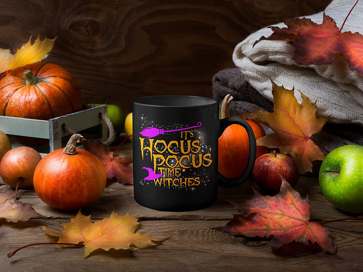 It's Hocus Pocus Time Witches Ceramic Mug