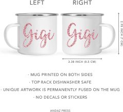 Pink Glitter Campfire Coffee Mug