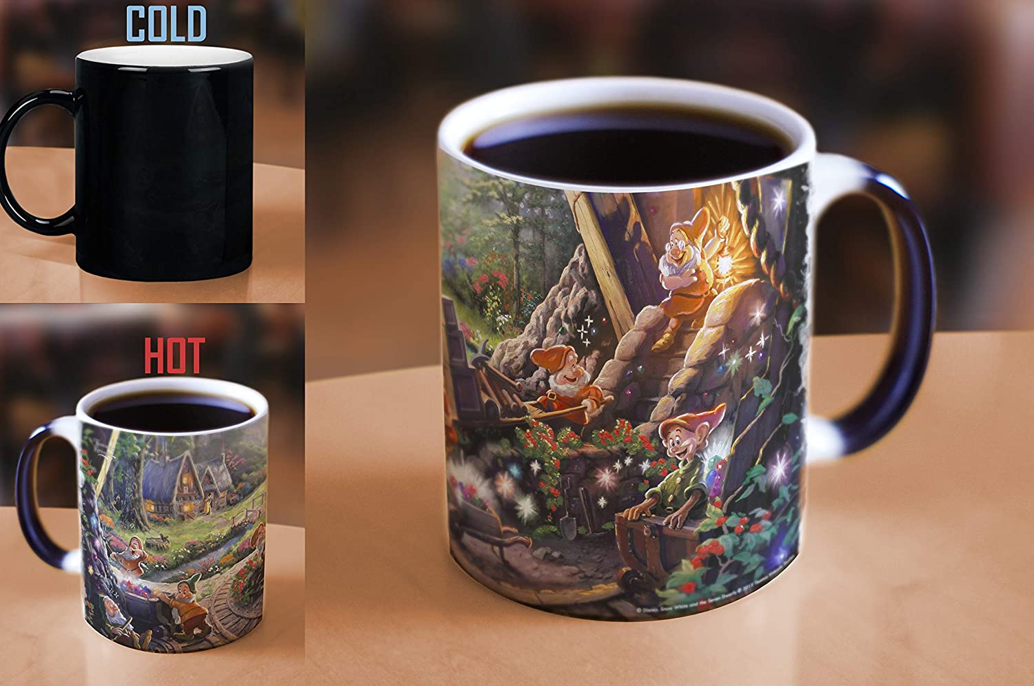 Changing Heat Sensitive Ceramic Mug
