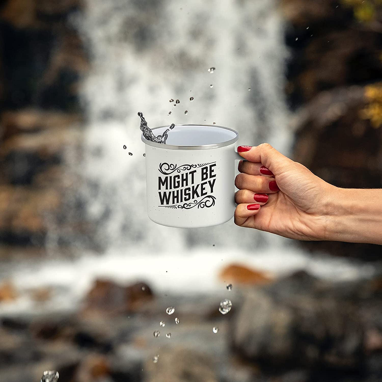 Enamel Camping Coffee Mug