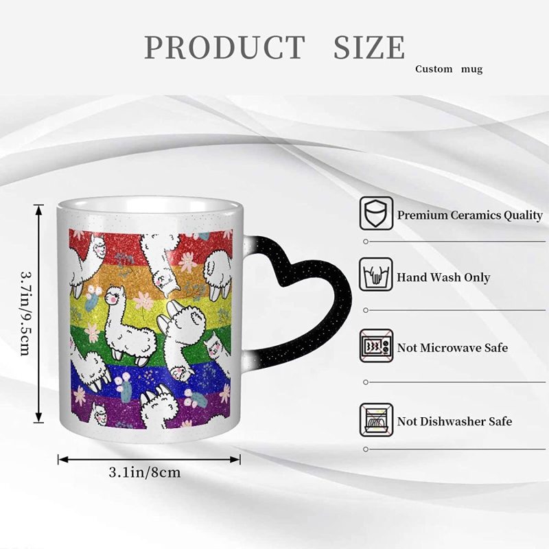 Rainbow Ceramic Drinkware Mug