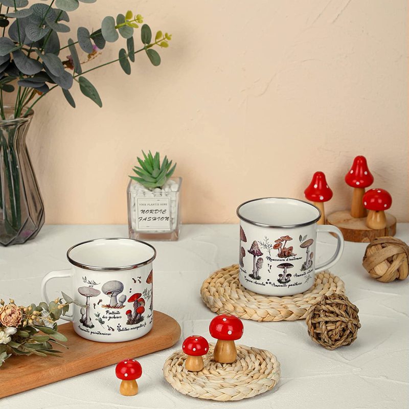 Mushroom Enamel Mug