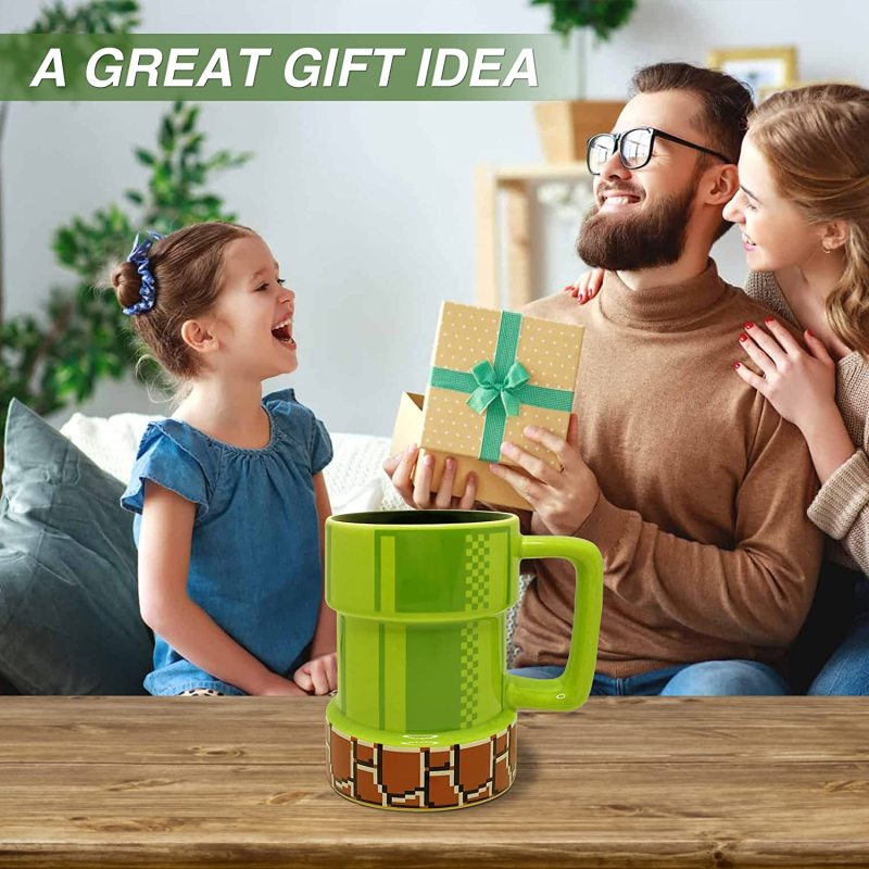 Super Mario Warp Pipe Mug Ceramic Coffee Mug