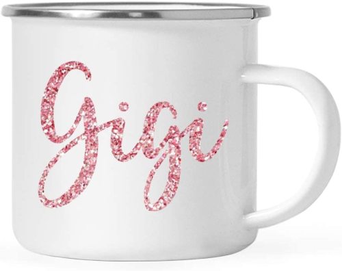 Pink Glitter Campfire Coffee Mug