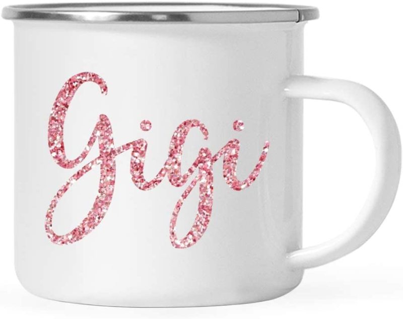 Pink Glitter Campfire Coffee Mug