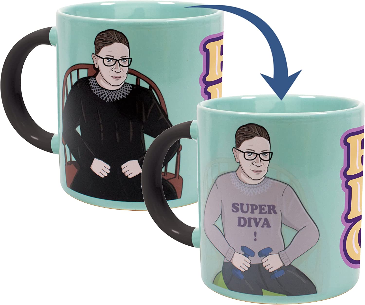 Ginsburg Heat Changing Mug