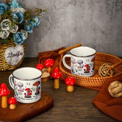 Mushroom Enamel Mug