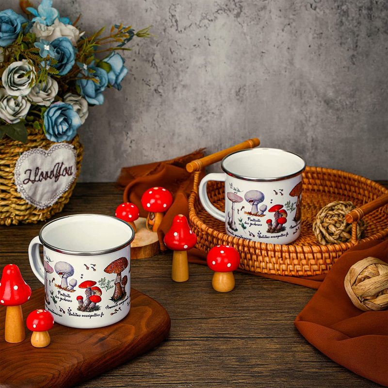 Mushroom Enamel Mug