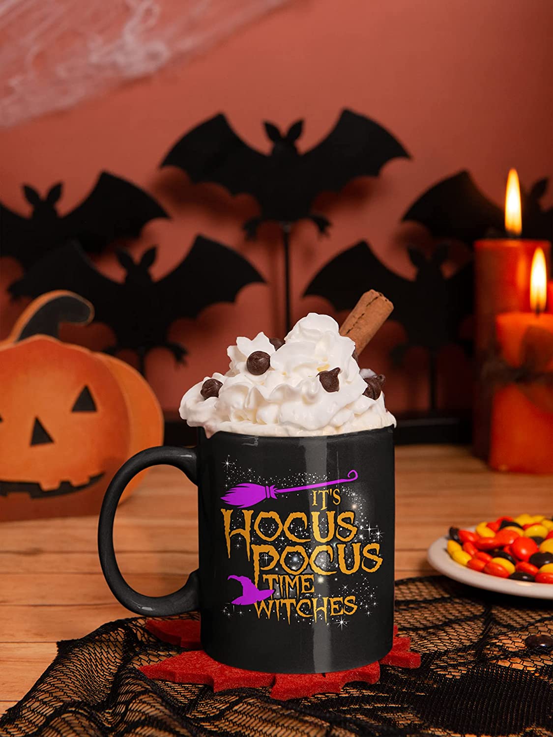 It's Hocus Pocus Time Witches Ceramic Mug