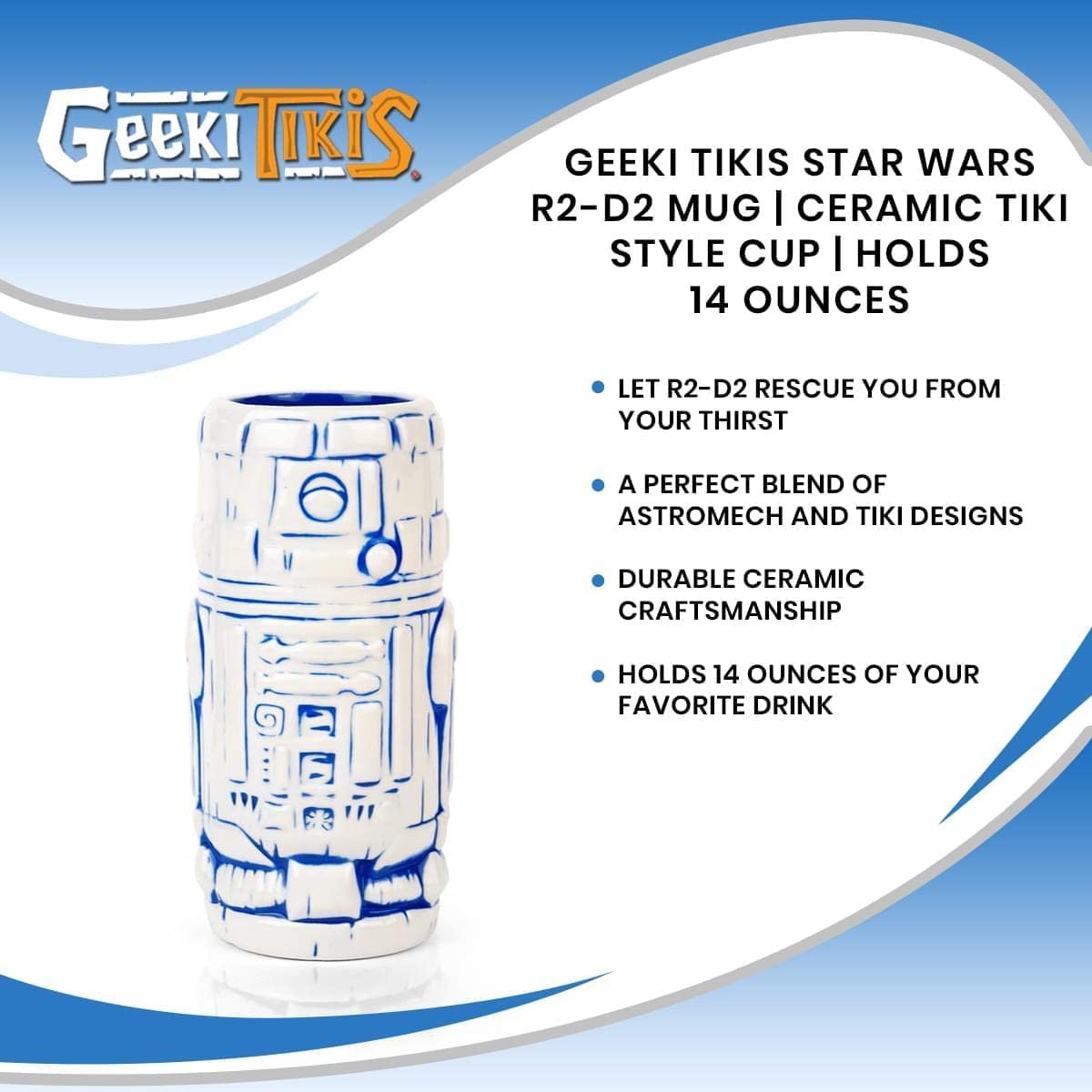Geeki Tikis Star Wars R2-D2 Mug