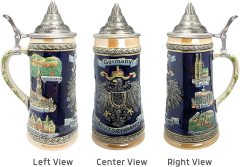 Deutschland Germany Eagle Deluxe Ceramic Beer Stein