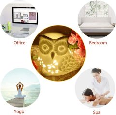 White Owl Ceramic Wax Warmer
