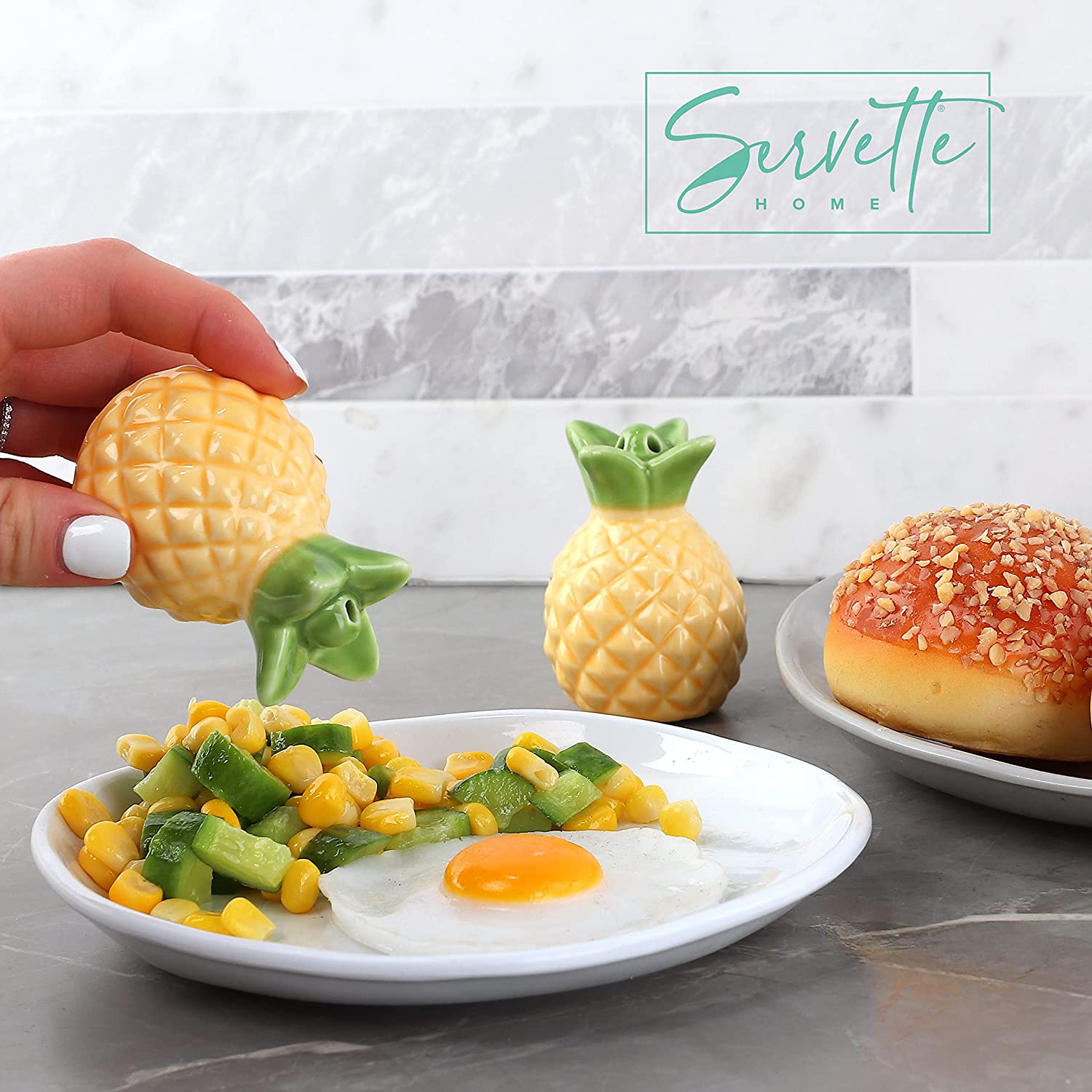 Pineapple Salt and Pepper Shakers
