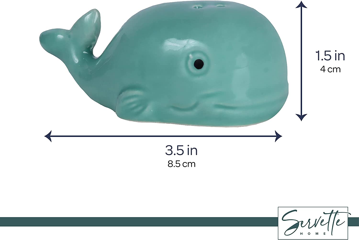 Green Whale and Pepper Shaker