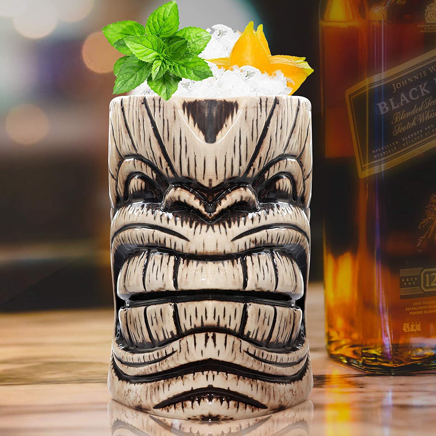 Ceramic Tiki Mug