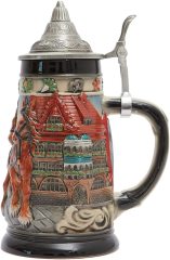 Oktoberfest Stanley Viking Tankard with Petwer Lid Birthday Gifts