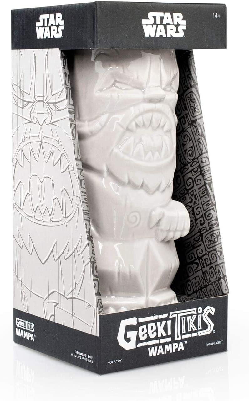 White Official Star Wars Collectible Tiki Style Ceramic Cup