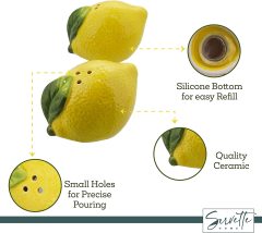 Lemon Salt and Pepper Shakers