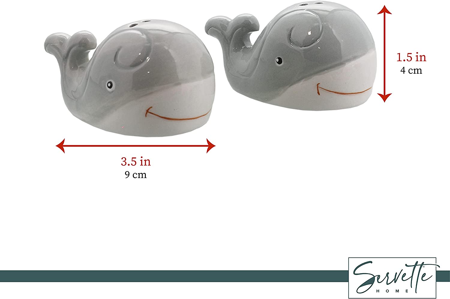 Grey Whale Pepper Shaker