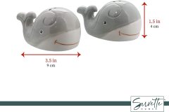 Grey Whale Pepper Shaker