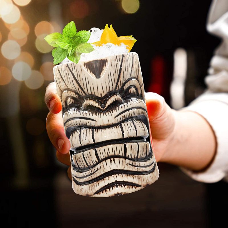 Ceramic Tiki Mug