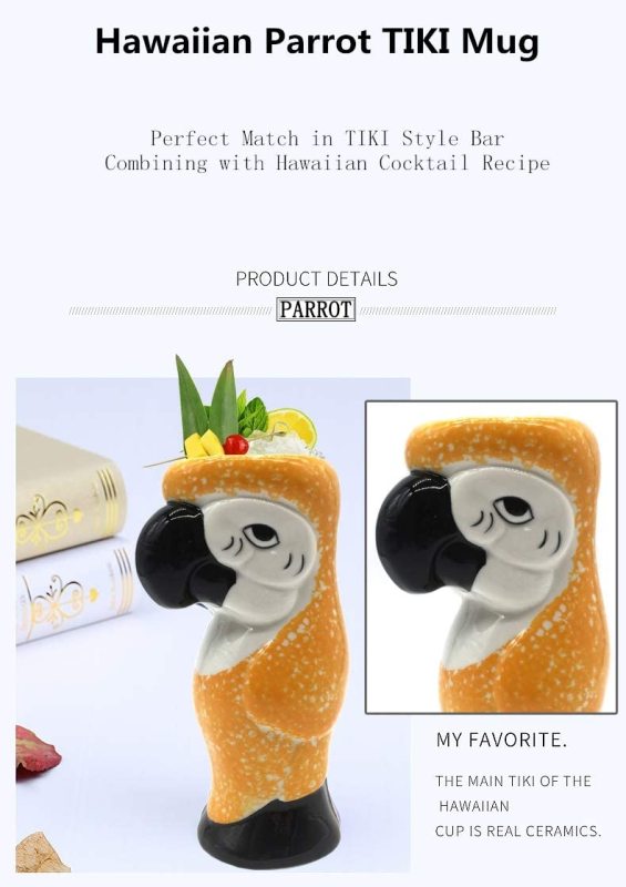 Parrot Tiki Mug