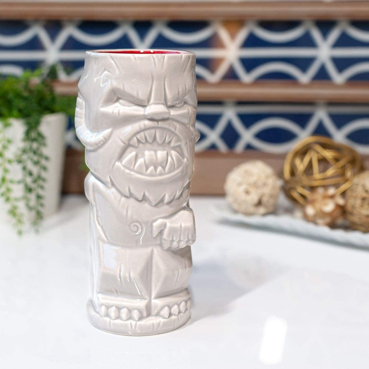 White Official Star Wars Collectible Tiki Style Ceramic Cup